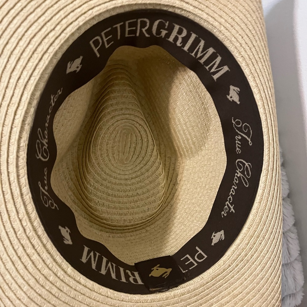 Peter Grimm Tan and Brown Western Hat with Turquoise Details - Picture 8 of 8